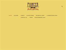 Tablet Screenshot of pioneergunworks.com